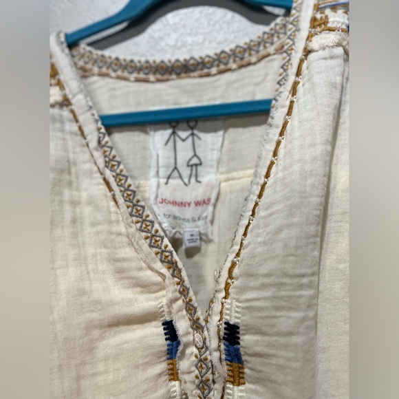 Johnny Was tunic cotton size small - Picture 4 of 5